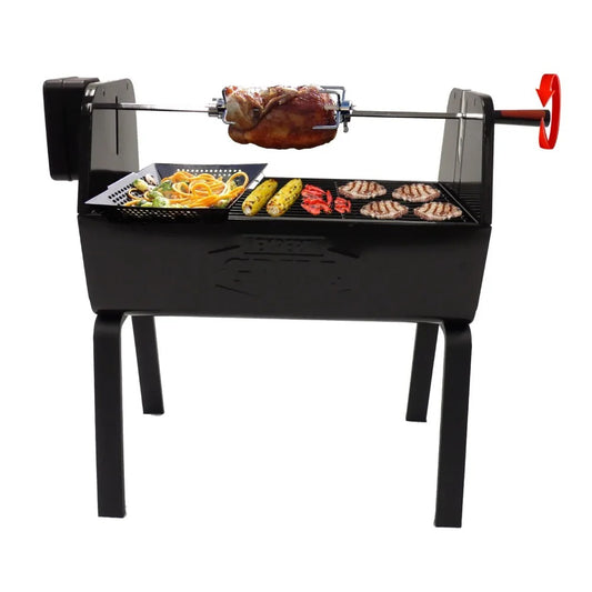 (NEW) 21.5-Inch Charcoal Grilling 3 Height Settings Rust-Free Camping