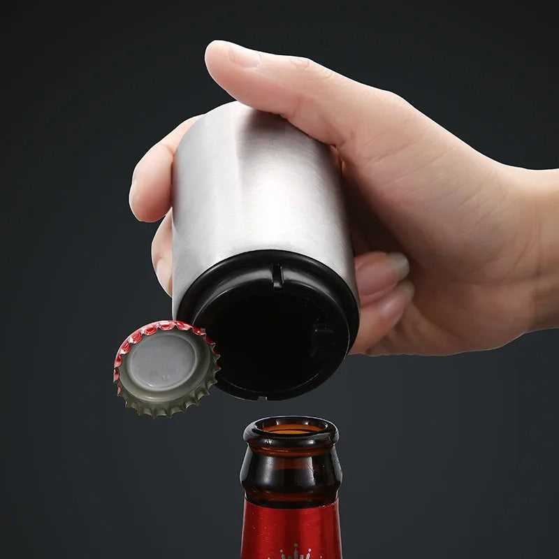 Automatic Beer Bottle Opener,Magnet Beer Opener,Stainless Steel