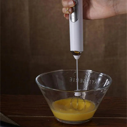 Wireless Electric USB Rechargeable Handheld Coffee/Egg Blender