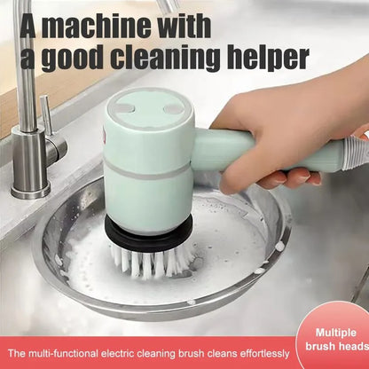 Electric Cleaning Brush Multi-functional Home USB Rechargeable Electric Rotary Scrubber