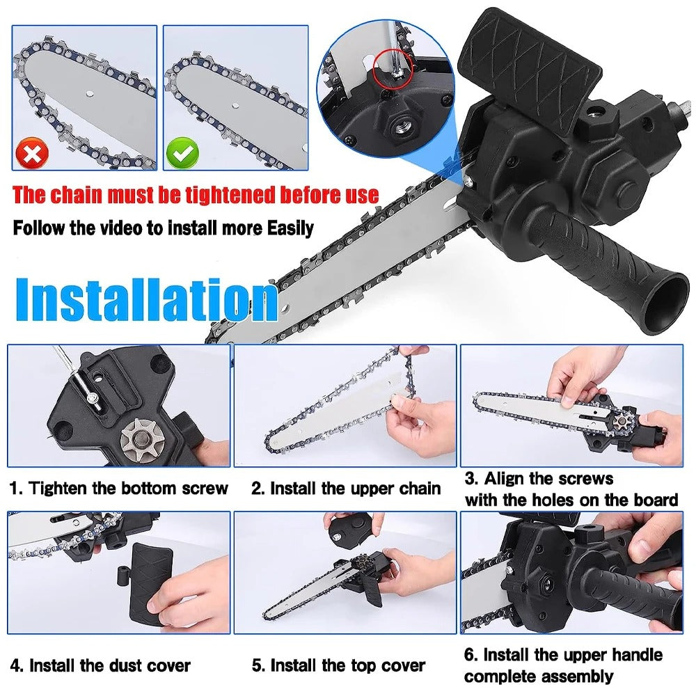 Home Portable Mini Chainsaw,Woodworking Trimming/Cutting Tools