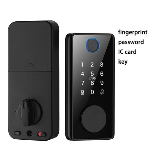 Digital Electronic Lock Biometric Fingerprint Door Lock Intelligent Lock Tuya App Remote