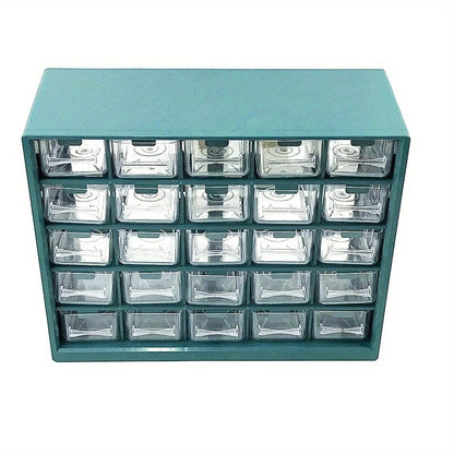 25 Multi-grid Drawer Parts Box Wall-mounted Screw Classification Component Box