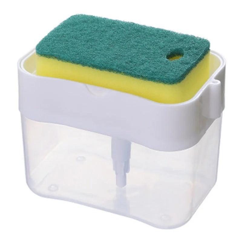 Dish Soap Dispenser for Kitchen,Liquid Soap Dispenser Kitchen Soap Dispenser with Sponge Holder,